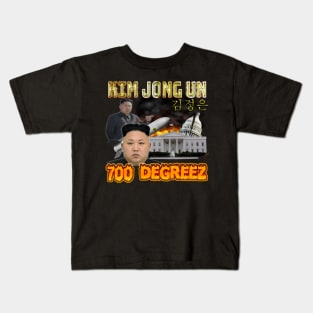 Kim Jong Un 700 Degreez Kids T-Shirt